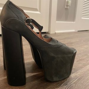 Jeffrey campbell chunky heels